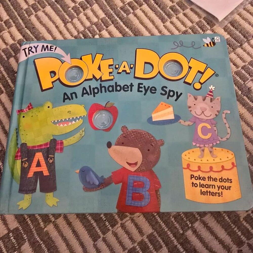 Poke a dot book alphabet eye spy